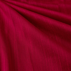 Red - slub silk plain fabric 16 - handcrafted