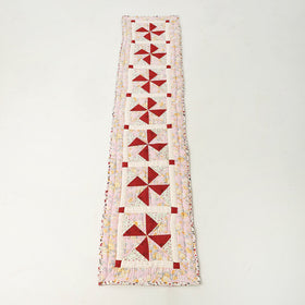 Pink Applique Quilted Table Runner Online in India