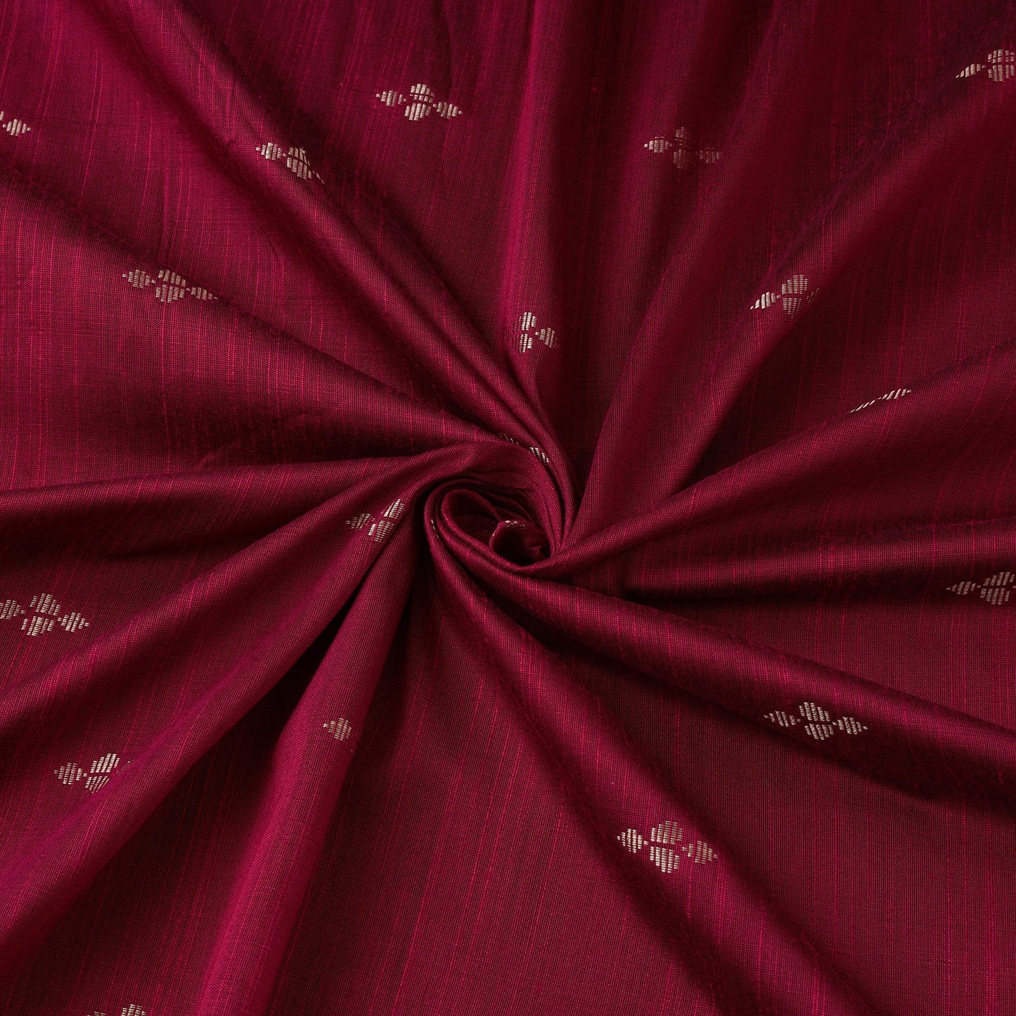 Spun dupion viscose silk buti fabric 13 - handcrafted