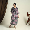 Buy Pink Straight Batik Print Cotton Kurta for Women
