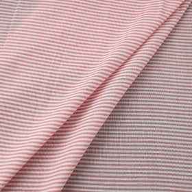 Buy Stripes Cotton Plain Fabric Online