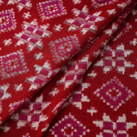 Telia rumal handloom cotton pochampally double ikat fabric