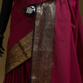 Thread buti cotton kanchipuram saree with border 57