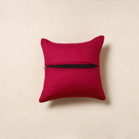 Pink - tie & dye cotton bandhani cushion cover 43