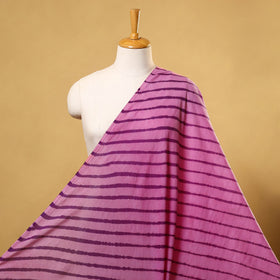 Pink Tie-Dye Cotton Leheriya Fabric