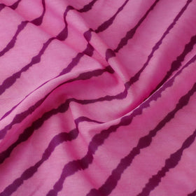 Pink Tie-Dye Cotton Leheriya Fabric