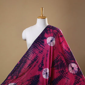 Pink Tie-Dye Cotton Shibori Fabric 