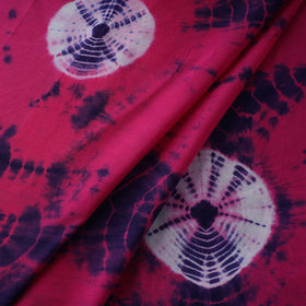 Pink Tie-Dye Cotton Shibori Fabric 
