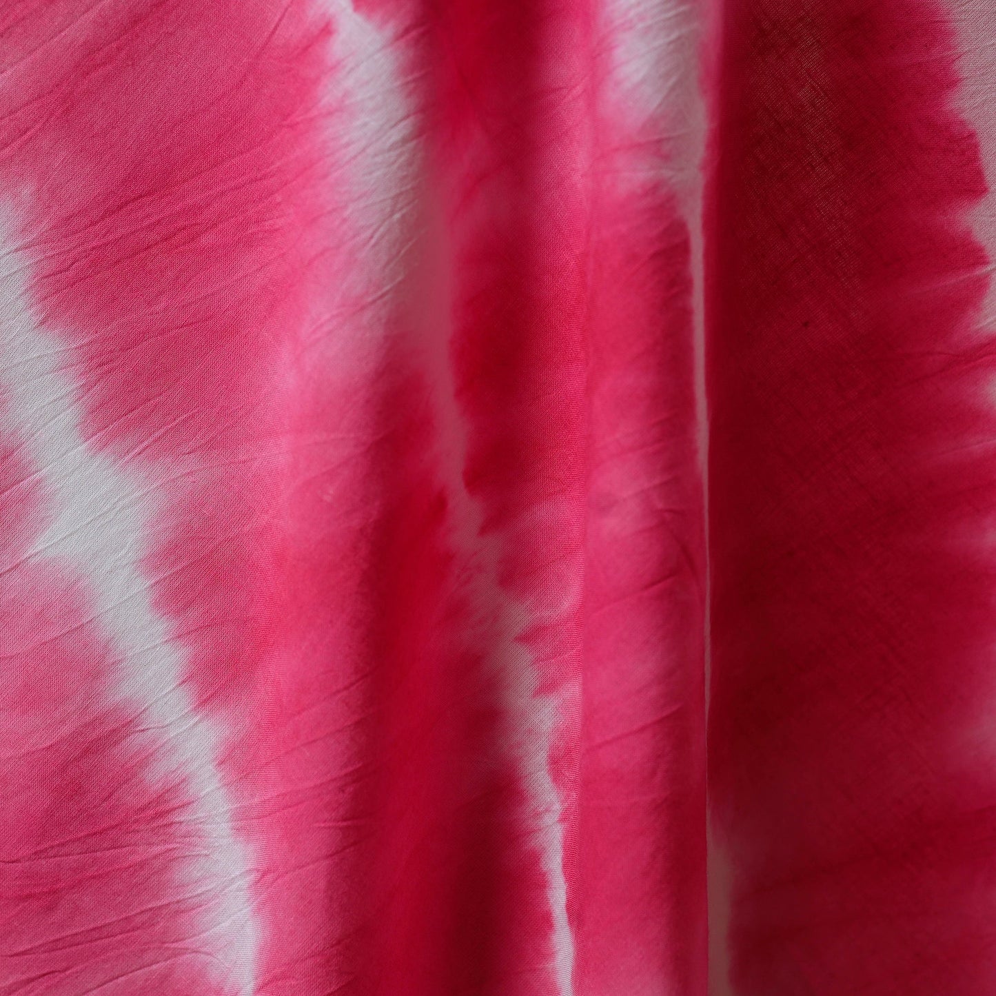 Black - tie-dye cotton shibori fabric 07 - handcrafted