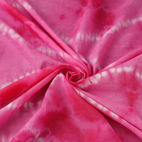 Pink - Tie & Dye Cotton Shibori Fabric 10