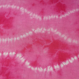 Pink - Tie & Dye Cotton Shibori Fabric 10