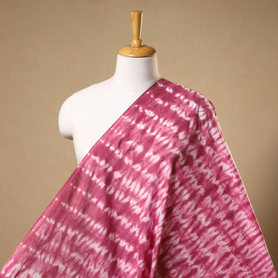 Buy Pink Tie-Dye Cotton Shibori Fabric Online