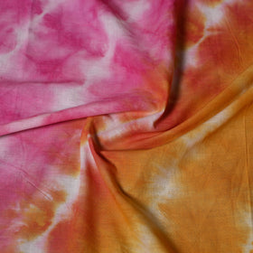  Pink Tie-Dye Cotton Shibori Fabric 