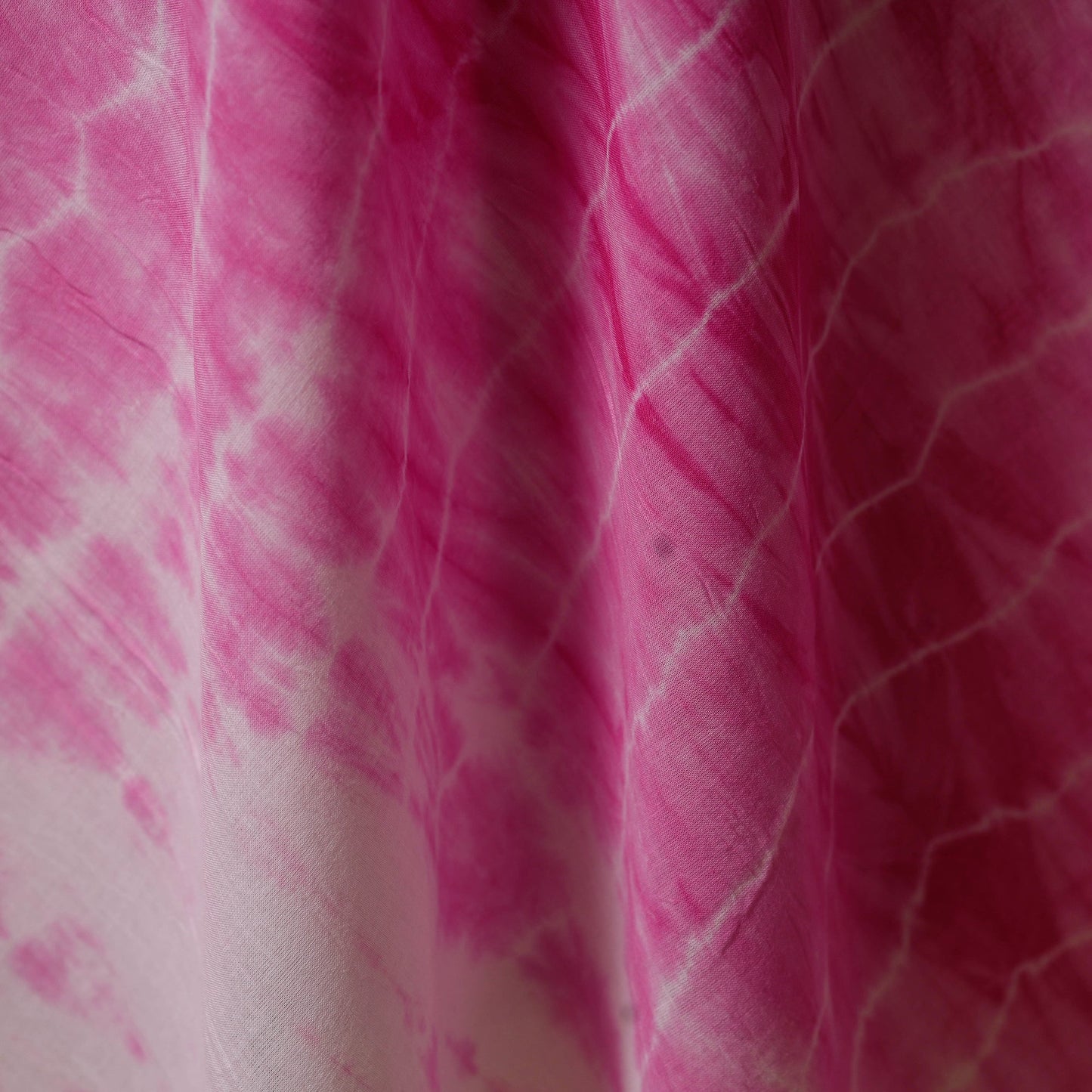 Black - tie-dye cotton shibori fabric 36 - handcrafted