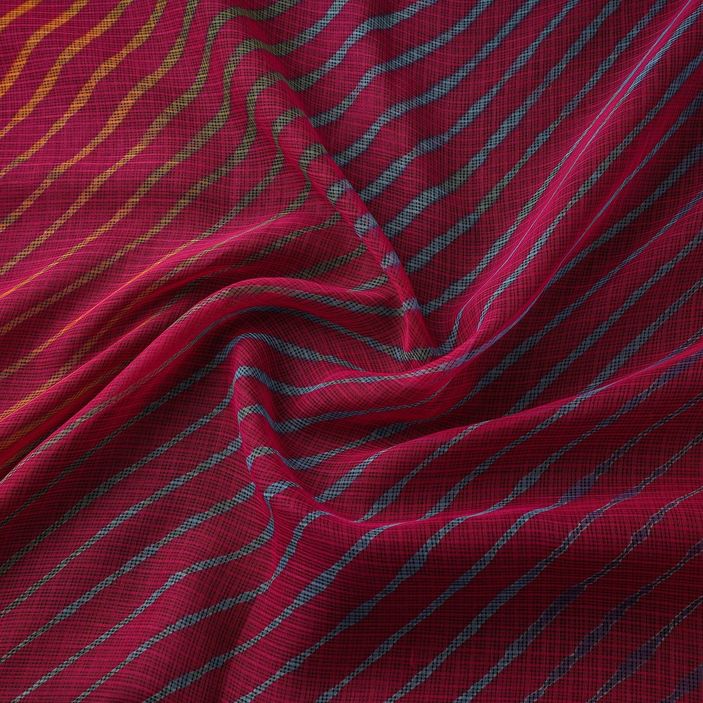 Tie-dye kota doria cotton leheriya fabric 05 - handcrafted