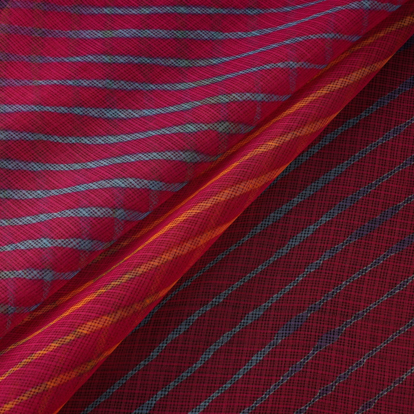 Tie-dye kota doria cotton leheriya fabric 05 - handcrafted