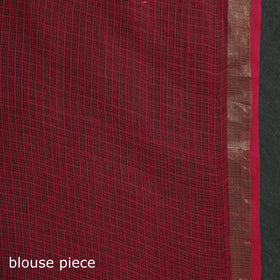 Tie-dye kota doria cotton leheriya saree 24 - handcrafted