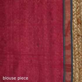 Pink - traditional buti handloom zari work saree 18