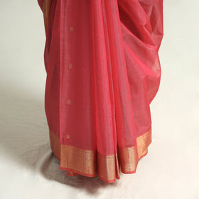 Buy Traditional Chanderi Silk Handloom Saree with Zari Border & Buta Online at iTokri.com