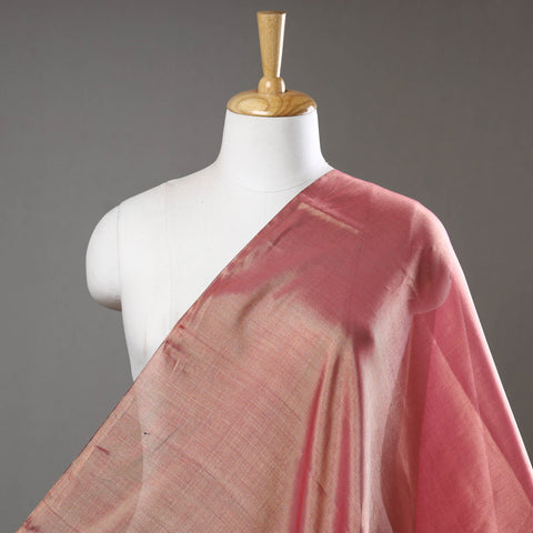  Traditional Chanderi Silk Handloom Tissue Full Gold Zari Fabric 02 