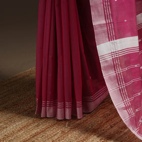 Pink - traditional handloom chanderi silk saree 05