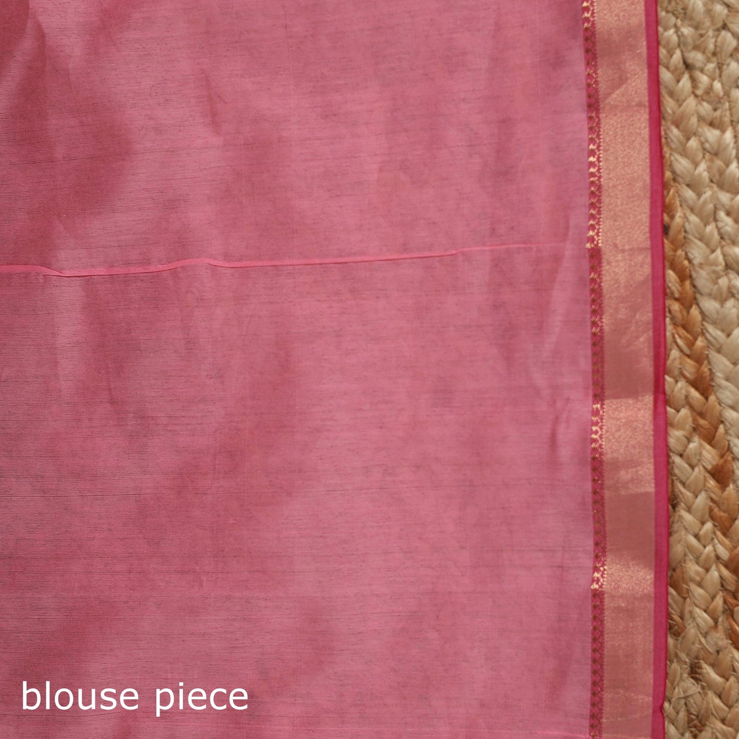 Pink - traditional handloom zari buti chanderi silk saree