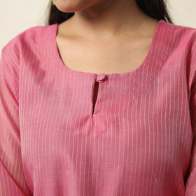 Buy Traditional Maheshwari Silk Handloom Kurta with Dupatta Set 03 Online at iTokri.com