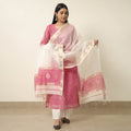 Buy Traditional Maheshwari Silk Handloom Kurta with Dupatta Set 03 Online at iTokri.com