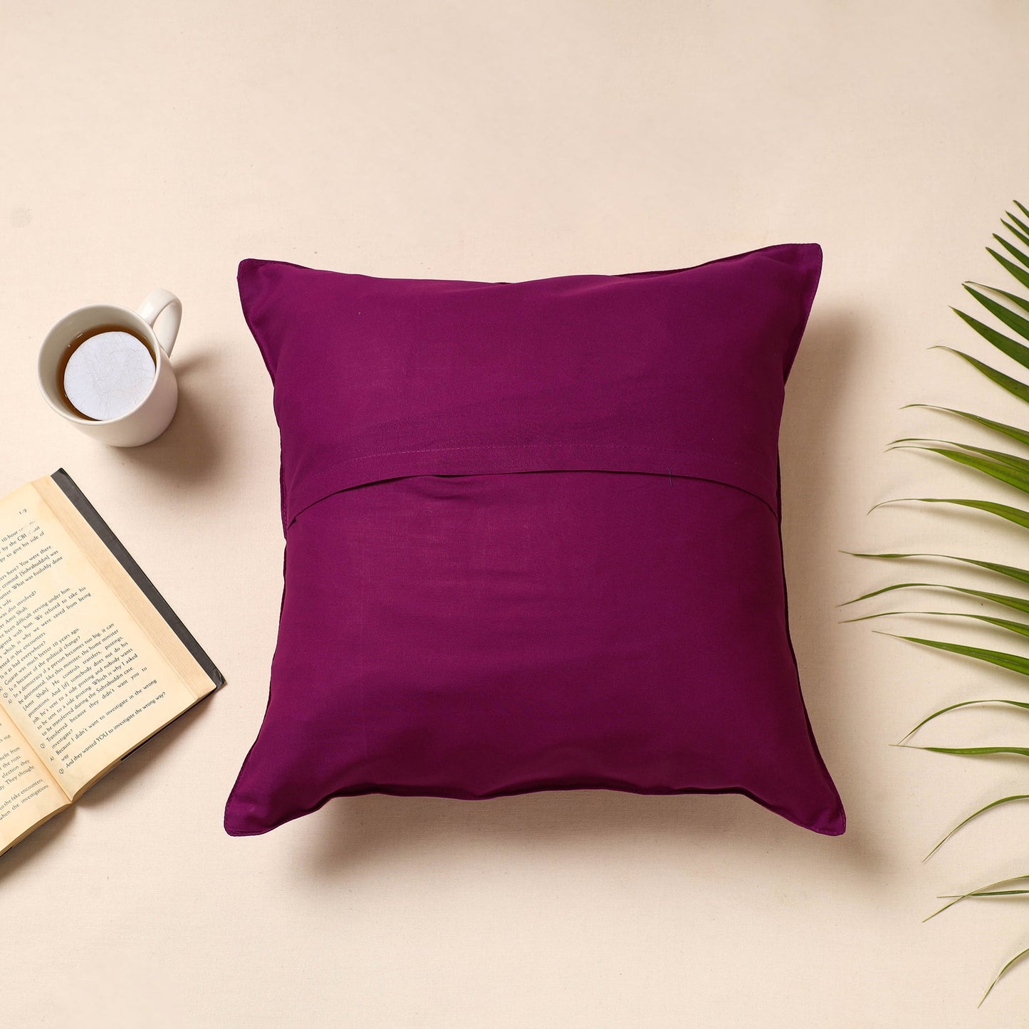 Pink Traditional Pure Banarasi Silk Handwoven Zari Cushion Cover