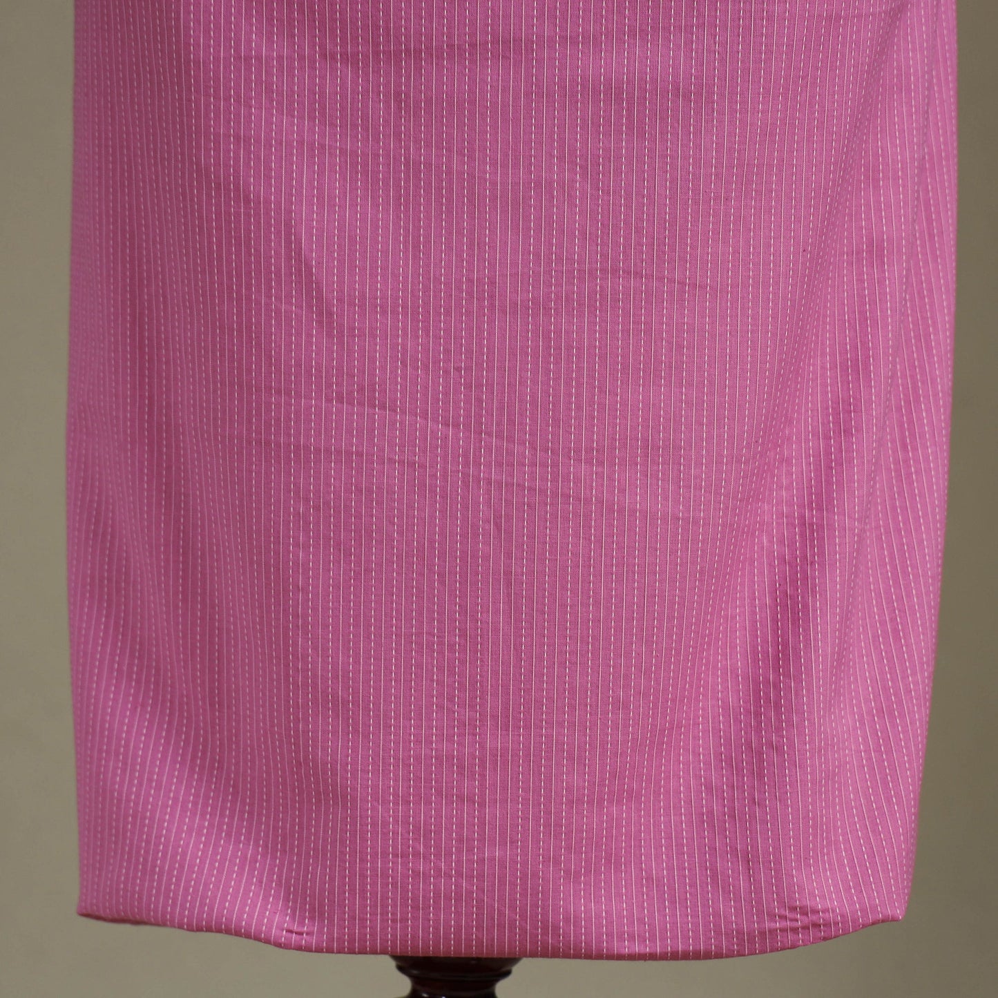 Pink Unstitched Plain Cotton Kurta Material