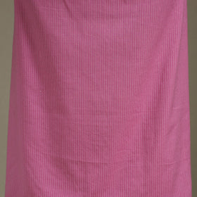 Pink Unstitched Plain Cotton Kurta Material