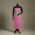 Pink Unstitched Plain Cotton Kurta Material