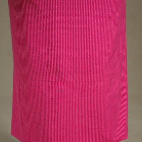 Pink Unstitched Plain Cotton Kurta Material