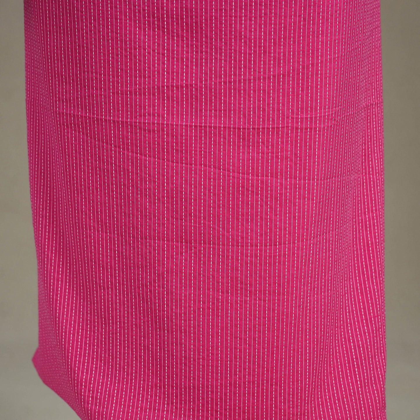 Pink Unstitched Plain Cotton Kurta Material