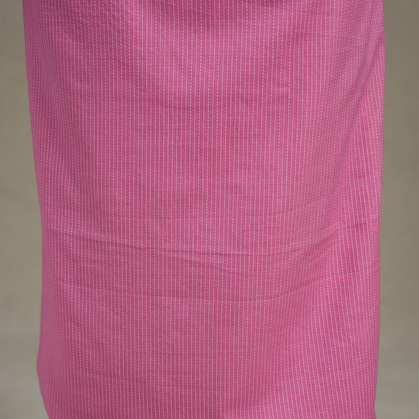 Pink Unstitched Plain Cotton Kurta Material