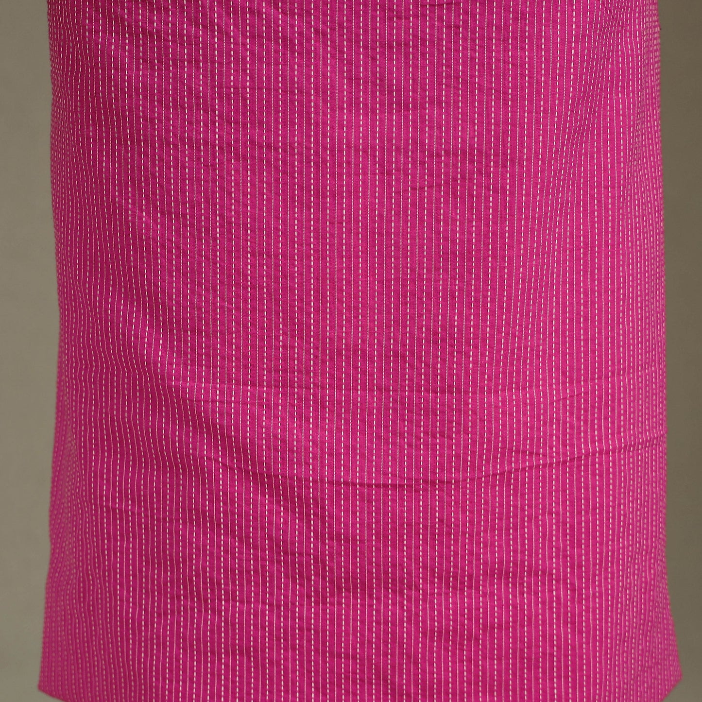 Pink Unstitched Plain Cotton Kurta Material