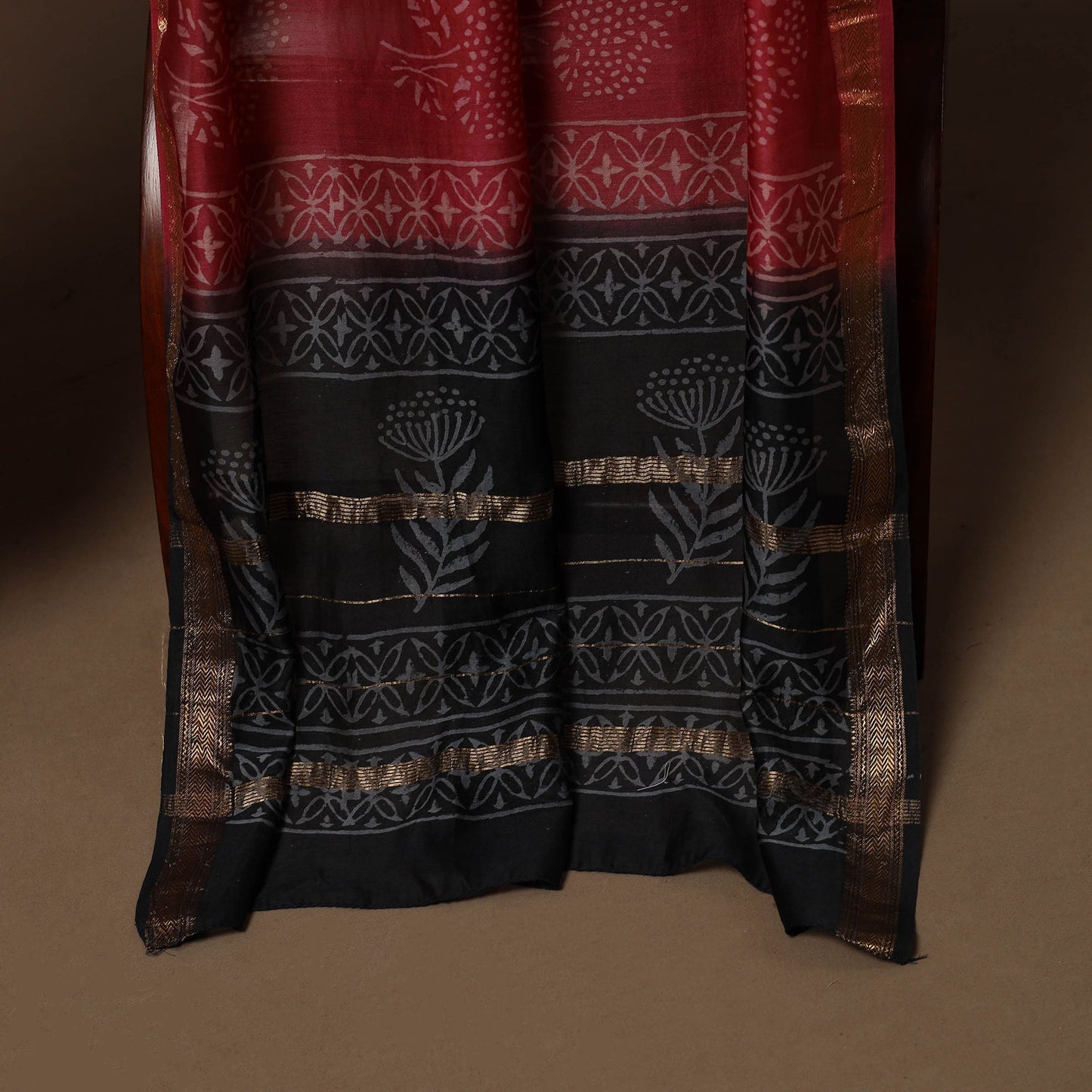 Vanaspati bagru natural dyed cotton 2pc unstitched dress
