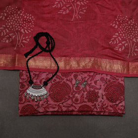 Vanaspati bagru natural dyed cotton 2pc unstitched dress
