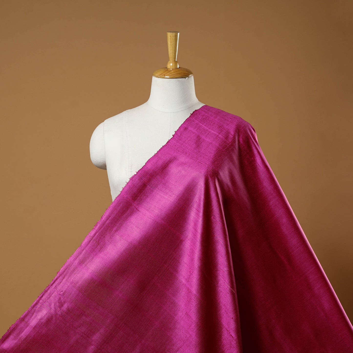 Pink - vidarbha tussar x ghicha silk handloom fabric 15