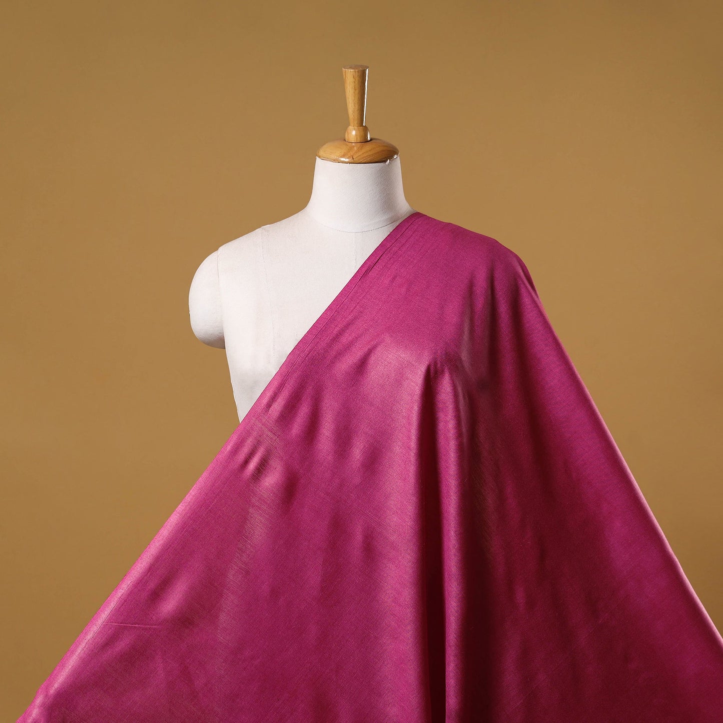 Vidarbha tussar x muga silk handloom plain fabric 07