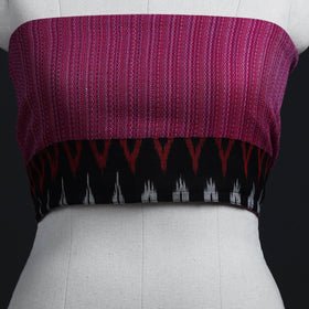Pink - woollen plain blouse piece 13 - handcrafted