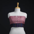 Pink - woollen sanganeri blouse piece 72 - handcrafted