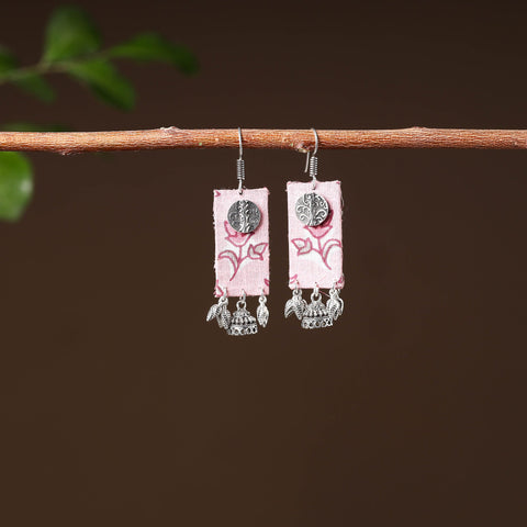 Buy Zaida Handcrafted GS Fabart Earrings