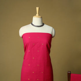 Zari buti jacquard cotton 3pc unstitched dress material 50