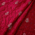 Zari buti silk tie-dye bandhani fabric 27 - handcrafted