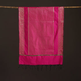 Zari work banarasi silk dupatta 22 - handcrafted