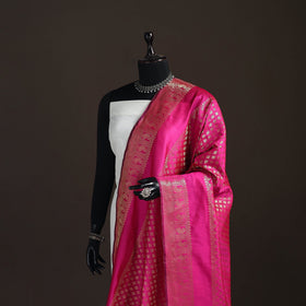 Zari work banarasi silk dupatta 22 - handcrafted