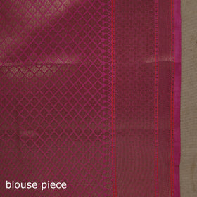 Zari work chiniya silk banarasi saree 17 - handcrafted