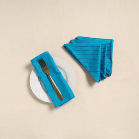 Pintuck plain table napkin (set of 4) 04 - handcrafted