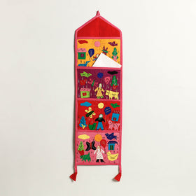  Pipli Applique Work Wall Hanging Letter Holder 